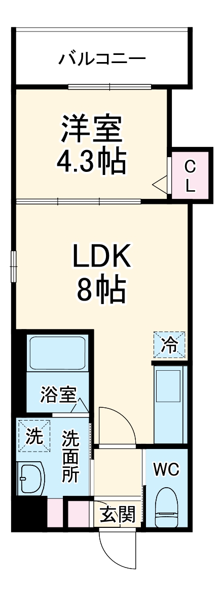 En中村公園の間取り