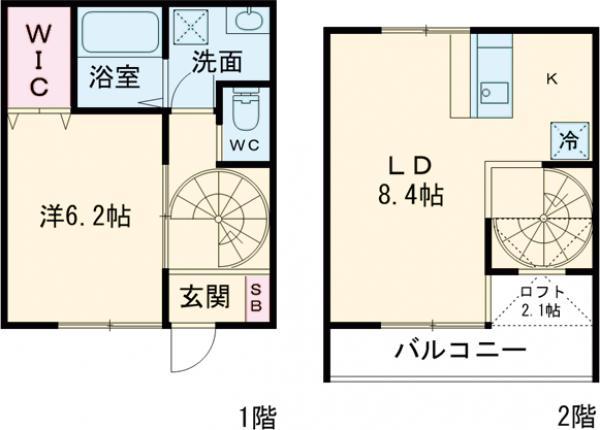 井の頭テラス・102号室の間取り