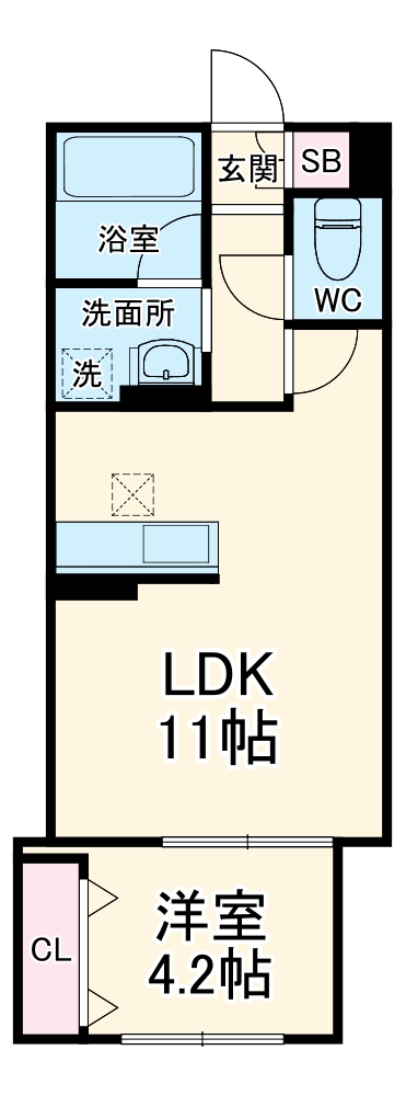 横浜市金沢区乙舳町ＭＳ（仮・102号室の間取り