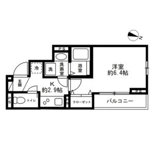 ベルウェル亀岡・102号室の間取り