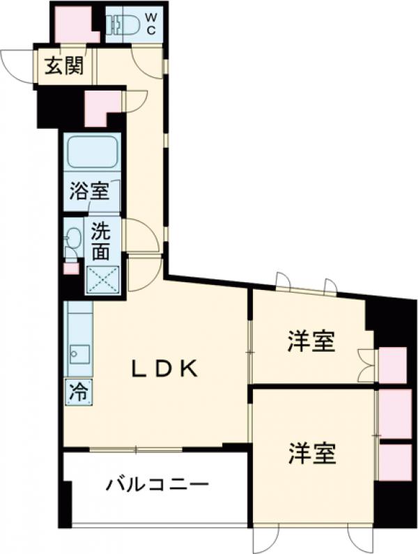 Ｂｒｉｌｌｉａ　ｉｓｔ　墨田曳舟・304号室の間取り