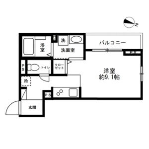 ベルウェル亀岡の間取り