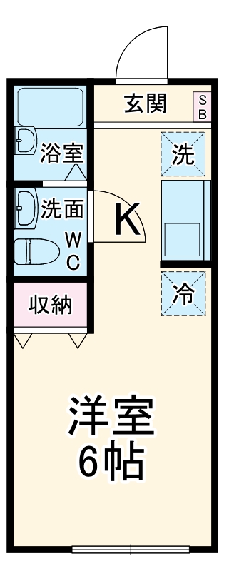 ヒルズ稔台の間取り