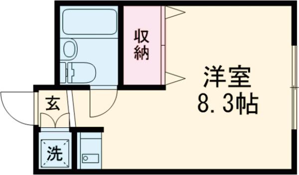 ハウス293・102号室の間取り