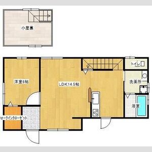 広野4丁目貸家A棟・A号室の間取り