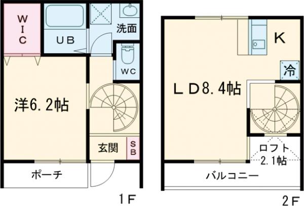 井の頭テラス・101号室の間取り