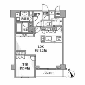 エルデンシア阿佐ヶ谷プラチナムの間取り