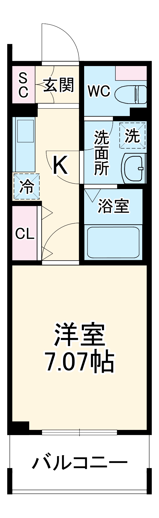 ＨＦ草加レジデンスの間取り