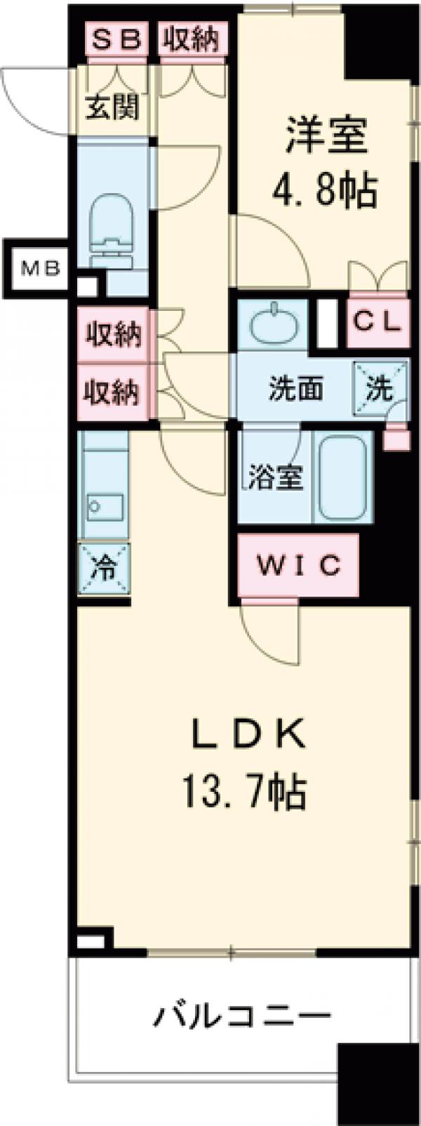 パークキューブ亀戸の間取り