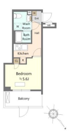 SHOKEN Residence横浜生麦Ⅲの間取り