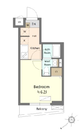 SHOKEN Residence横浜生麦Ⅲの間取り