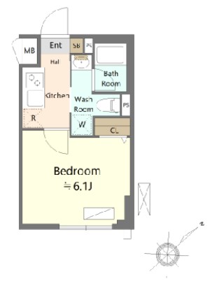 SHOKEN Residence横浜生麦Ⅲの間取り