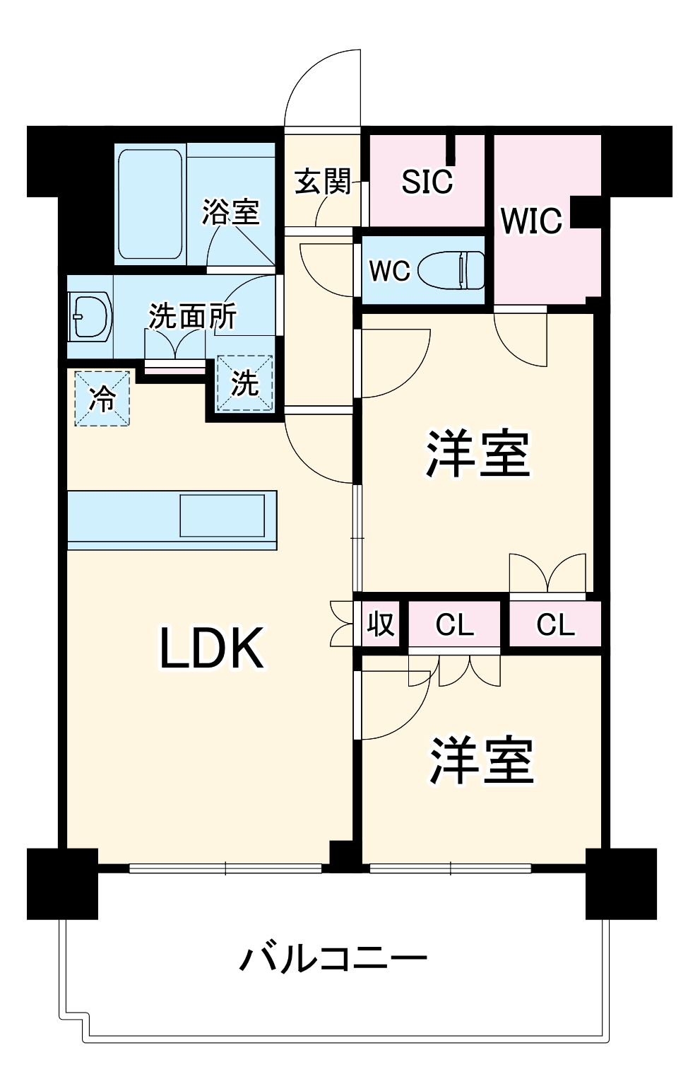 リバーレ鷺沼の間取り