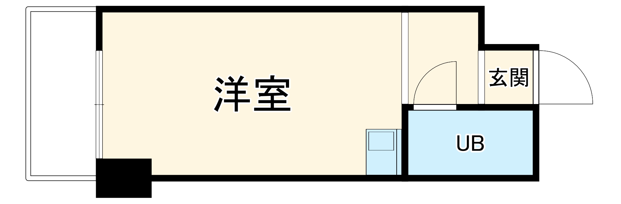 ポートハイム第1吉野町の間取り