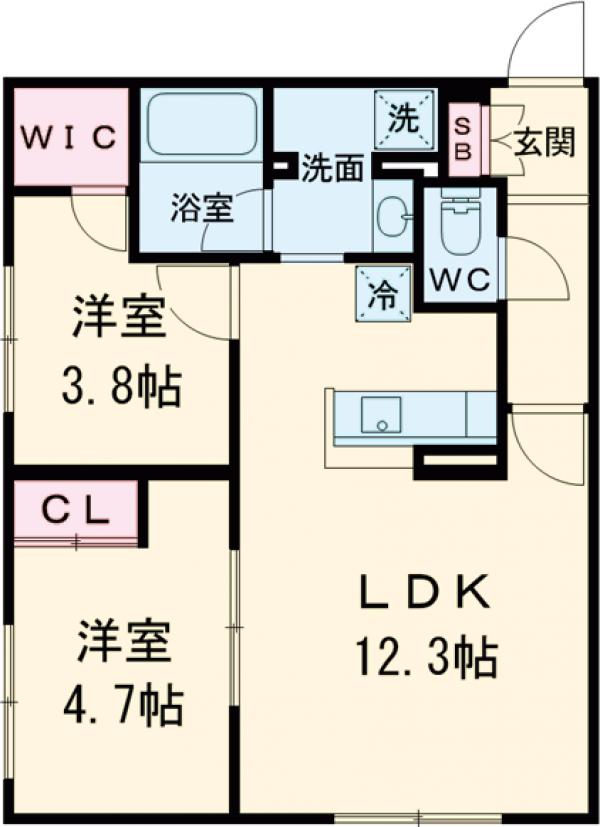 CREATIF池袋の間取り