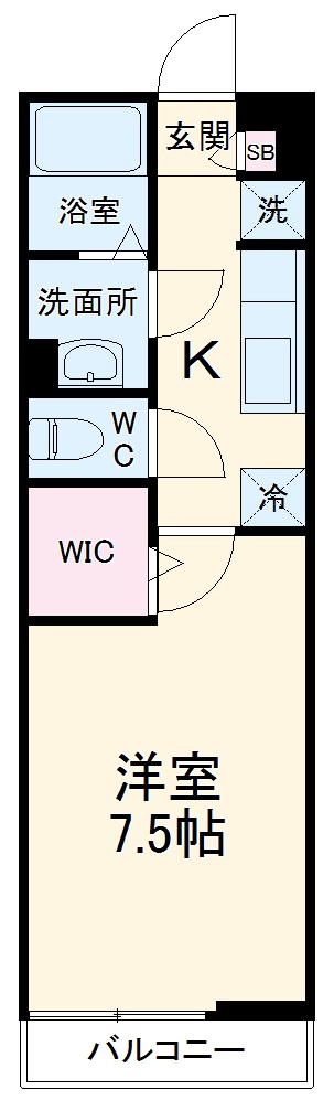 リブリ・桜並木通りの間取り