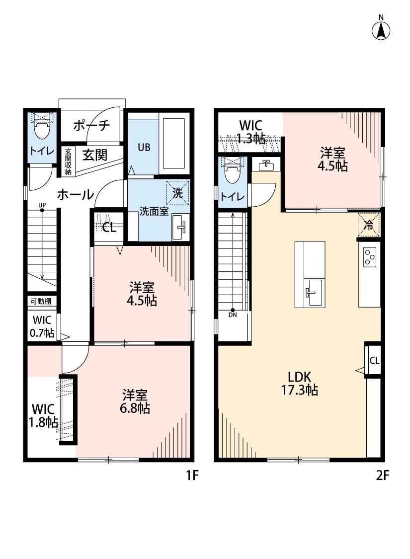 ネオハイム岐阜長良Ⅱの間取り
