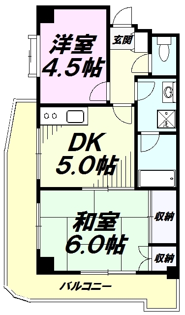 メゾン橘・306号室の間取り