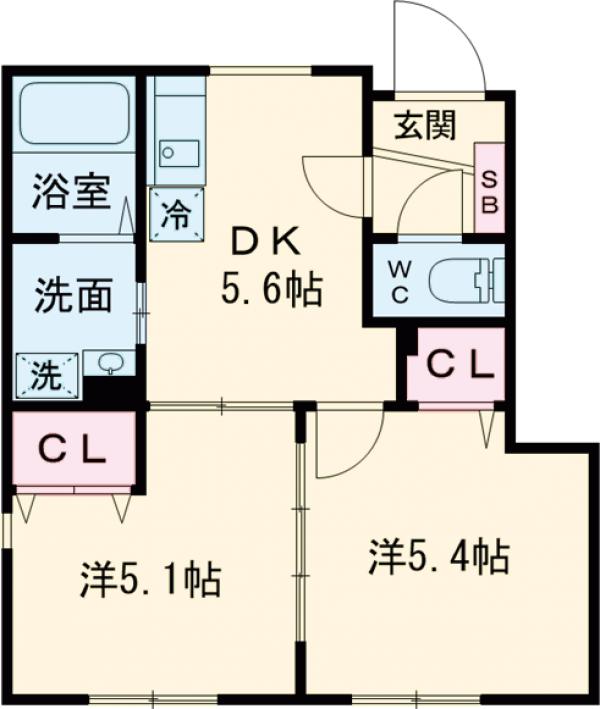 メゾンジェムの間取り