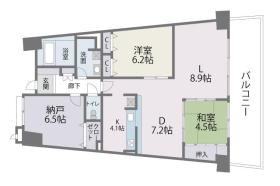 アイランドシティ・インフィニガーデンサウス棟の間取り