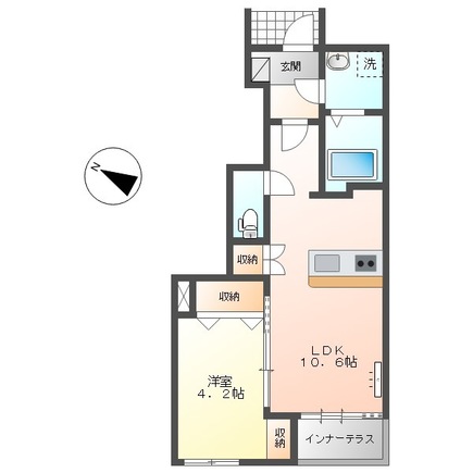 サンローズⅡの間取り