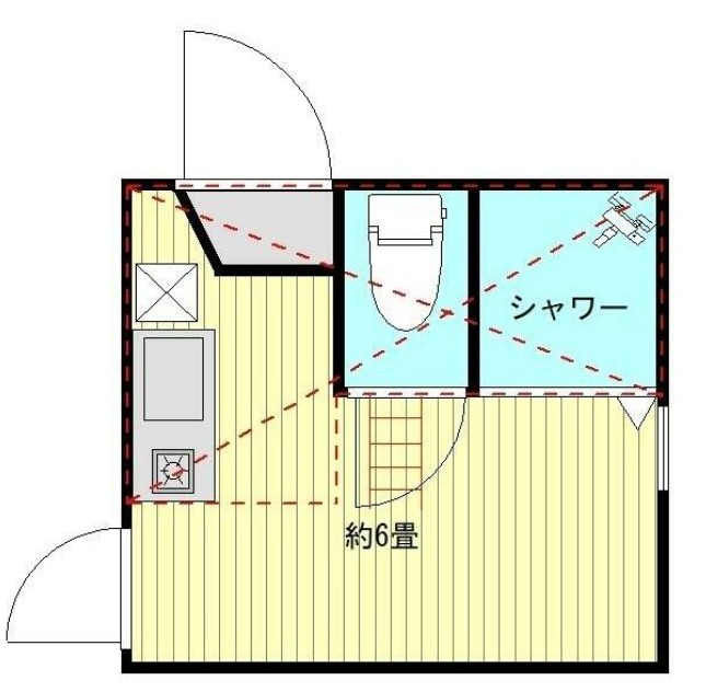 フェリスフェア・205号室の間取り