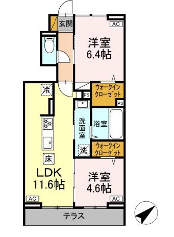 ベルクの間取り