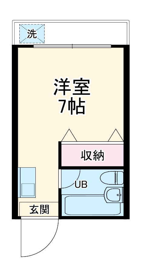 メゾン・ド・ブラン東海大学前Aの間取り