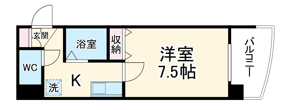 マンションリバーサイドの間取り