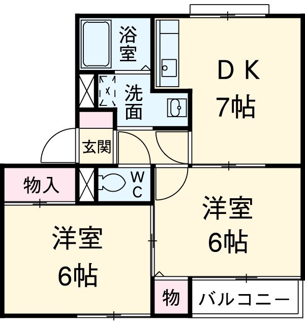 ウィンディア井田の間取り
