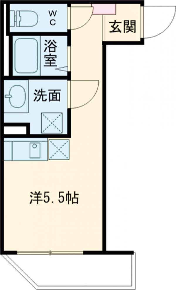T’sCuore柴又Ⅰの間取り