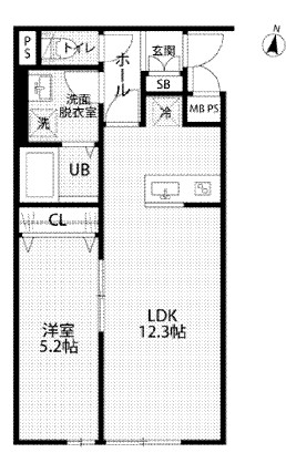 リーブルファイン八潮大曽根の間取り