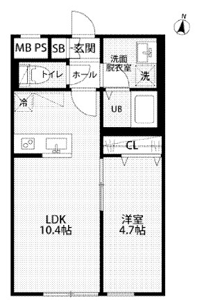 リーブルファイン八潮大曽根の間取り