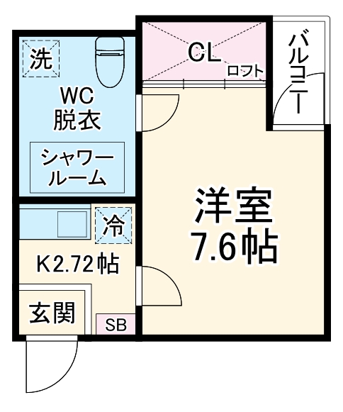 コンフォート泉の間取り