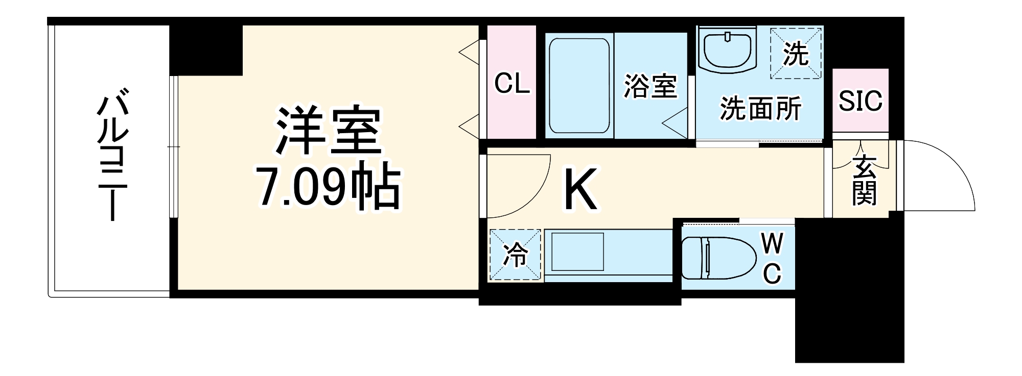 エメルミナ豊中岡町の間取り