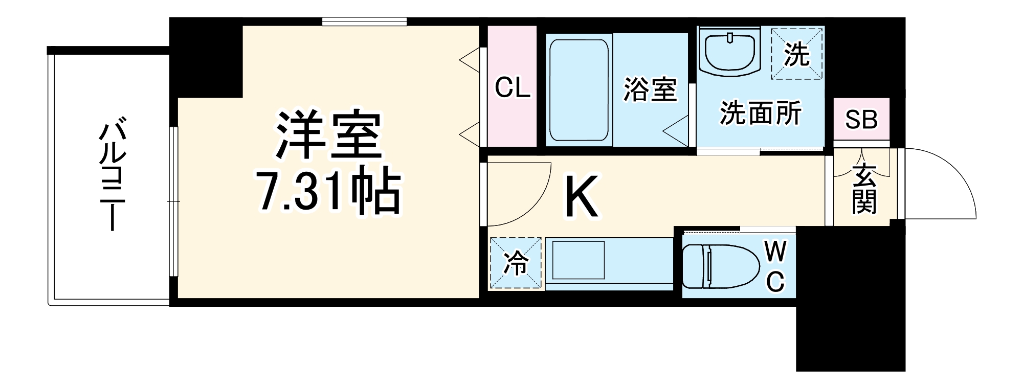 エメルミナ豊中岡町の間取り