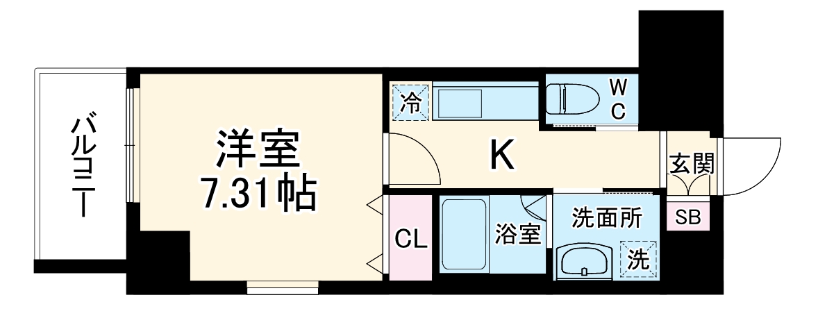 エメルミナ豊中岡町の間取り