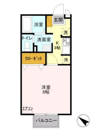 パークサイド松ヶ丘の間取り