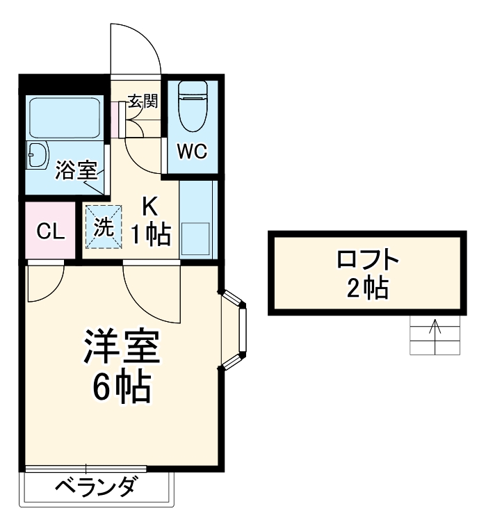 谷塚第12の間取り