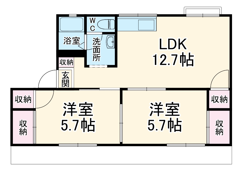 メゾン・Bの間取り
