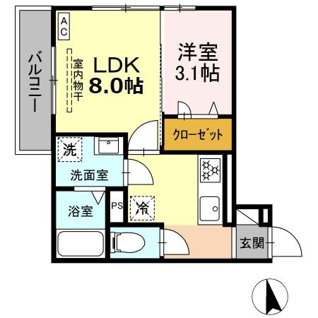 ナナラの間取り