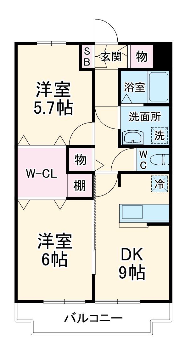 パレットの間取り