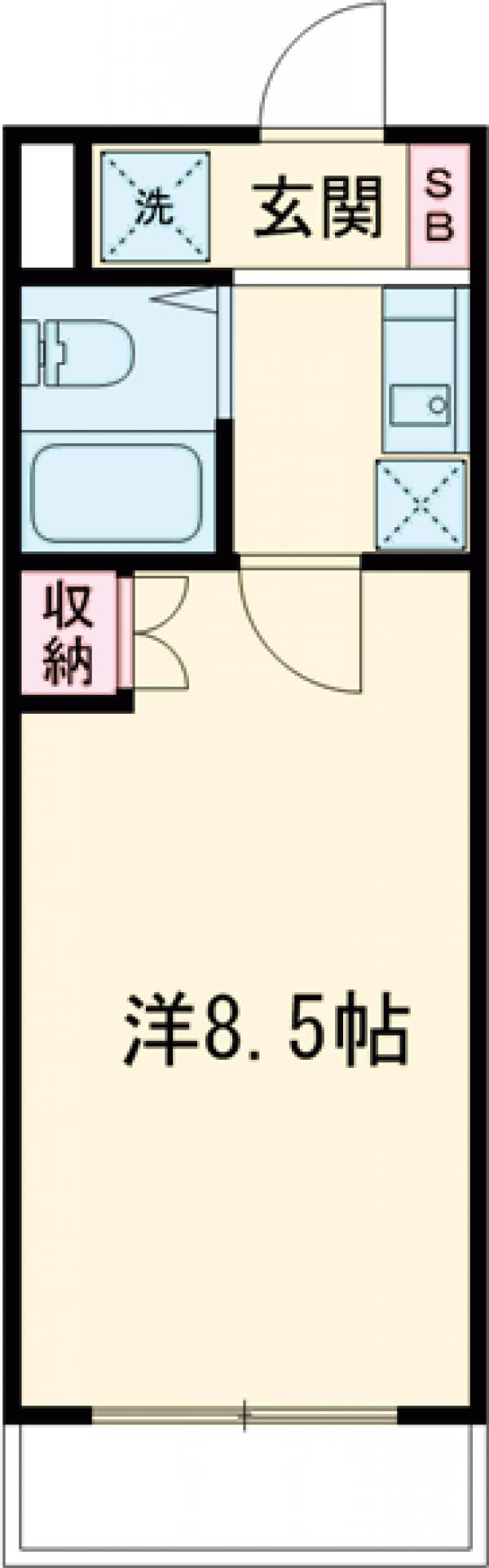 サニーフラット上水の間取り