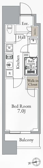 グランカーサ町屋の間取り