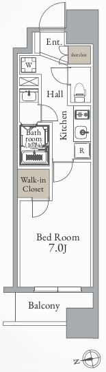グランカーサ町屋の間取り