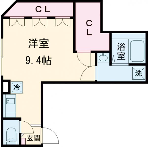＠下石神井・401号室の間取り