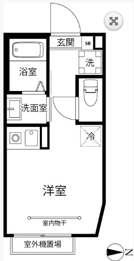 Ｔ’ｓ　Ｃｕｏｒｅ赤羽志茂・101号室の間取り
