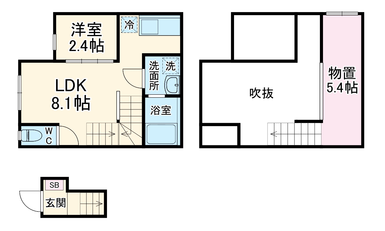 AX港楽の間取り
