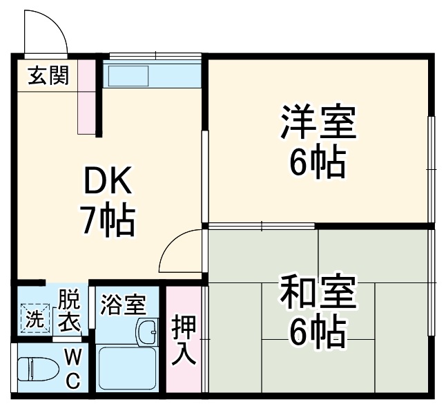 エステートピア上青木の間取り