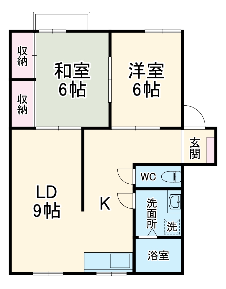 フレールニッセイの間取り